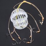 Ensemble de crochets de pche vpn, support de panier de mangeoire, hameon, matriel anzol, accessoires ...