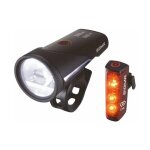 Ensemble d'�clairage - sigma - sset rechargeable - noir - plastique