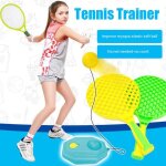 Ensemble d'entra�nement de tennis portable, entra�neur de balles de rebond pour enfants, outil d'entra�nement ...