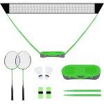 Ensemble de filet de badminton portable avec base autonome, 2 raquettes de badminton, 2 volants et 1 ... Ensemble de filet de badminton portable avec base autonome, 2 raquettes de badminton, 2 volants et 1 ...