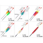 Ensemble de flotteurs de pche, 10 pices / lot, boue bobber, bton lumineux, taille mixte, couleur, ...