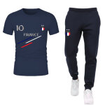 Ensemble foot homme style france - maillot & jogging l�ger - edition sp�ciale et� (taille m, couleur ...