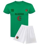Ensemble de foot maillot et short algrie enfant vert (taille 3 / 4 ans, couleur vert)
