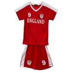 Ensemble de foot maillot et short angleterre rouge enfant (taille 10 ans, couleur rouge)