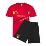 Ensemble foot maillot et short inspir� belgique collection enfant