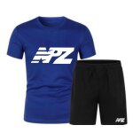 Ensemble de foot short et maillot npz enfant bleu royal (taille 3 / 4 ans, couleur bleu royal)