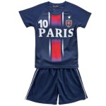 Ensemble de football enfant maillot et short - inspir� de paris - bleu marine (taille 14 ans, couleur ...