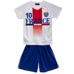 Ensemble de football enfant maillot et short - inspir de france - blanc (taille 14 ans, couleur blanc) ...
