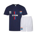 Ensemble de football enfant maillot et short style lyon