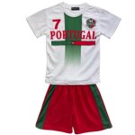 Ensemble football enfant - portugal - maillot et short - blanc rouge - 4 a 14 ans (taille 12 ans, couleur ...