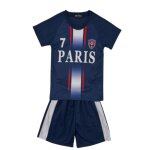 Ensemble de football maillot et short de paris enfant (taille 4 ans, couleur bleu) Ensemble de football maillot et short de paris enfant (taille 4 ans, couleur bleu)