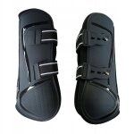 Ensemble de gutres de tendon pour cheval avant noir pour jambe avant m