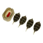 Ensemble de mangeoires pour mthode de pche, 15g 20g 25g 35g, cage d'appts pour la pche a la carpe ...