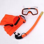 Ensemble de masques de plonge pour enfants, anti - bue, masque de natation, kit de palmes de comptitivit ...
