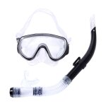 Ensemble masque de plonge et tuba, lunettes de natation rglables, sans fuite, tube de plonge anti ...