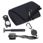 Ensemble de nettoyage de club de golf, brosse de club de golf, affteur de rainure de club de golf a ...