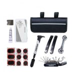 Ensemble d'outils de r�paration de v�lo 16 en 1, multi - outils de cyclisme, cl� de r�paration de pneus ...