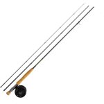 Ensemble peche mouche 9' soie 5 3 brins daiwa
