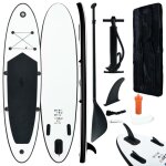 Ensemble de planches sup gonflables noir et blanc