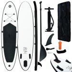 Ensemble de planches sup gonflables noir et blanc