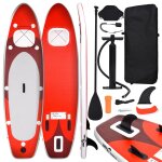 Ensemble de planche sup gonflable rouge 360x81x10 cm vidaxl vidaxl