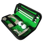 Ensemble de putter de golf, mini equipement portable, kit d'entra�nement avec boule de putter amovible ...