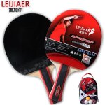 Ensemble de raquettes de tennis de table a poignée horizontale, 1 ensemble pratique de ping - pong pour ... Ensemble de raquettes de tennis de table a poignée horizontale, 1 ensemble pratique de ping - pong pour ...