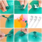 Ensemble de ruban de décoration de ballon, couronne cintrée avec ruban de 32 m, colle 300 points, 4 outils ... Ensemble de ruban de décoration de ballon, couronne cintrée avec ruban de 32 m, colle 300 points, 4 outils ...