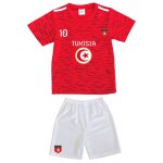 Ensemble short et maillot de foot tunisie enfant