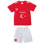 Ensemble short et maillot de foot turquie enfant