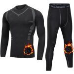 Ensemble de sous - vtements thermiques homme, base layer maillot et pantalon chaud ensemble de thermique ...