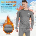 Ensemble de sous - vêtements thermiques homme baselayer, manches longues, haut maillot de corps + pantalon ... Ensemble de sous - vêtements thermiques homme baselayer, manches longues, haut maillot de corps + pantalon ...