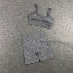 Ensemble de sport pour femmes, soutien - gorge et short de yoga, tenue de sport, tendance, nouvelle collection ... Ensemble de sport pour femmes, soutien - gorge et short de yoga, tenue de sport, tendance, nouvelle collection ...