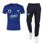 Ensemble sport homme style marseille - maillot foot & jogging l�ger (taille xl, couleur bleu)