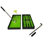 Ensemble de stylos de golf simuls, mini golf premium, cadeau de bureau pour hommes, fournitures d'criture ...