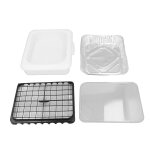 Ensemble de supports de plateau en aluminium, isolant lger et portable, porte - plateau en aluminium ...