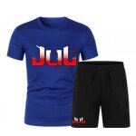 Ensemble tee - shirt et short personnalis de jul homme bleu royal (taille m, couleur bleu royal)