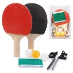 Ensemble de tennis de table portable, filet rétractable, raquette de ping - pong de qualité, entraînement ... Ensemble de tennis de table portable, filet rétractable, raquette de ping - pong de qualité, entraînement ...