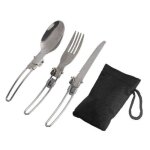 Ensemble de vaisselle d'ext�rieur, couverts de voyage, vaisselle de cuisine de camping en plein air, ...