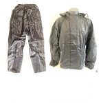 Ensemble veste et pantalon de pluie taille s pour homme femme nexone noir pvc nylon