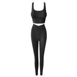 Ensemble de yoga pour femmes nouveau modèle elégant dos nu anti - choc soutien - gorge et vêtement de ... Ensemble de yoga pour femmes nouveau modèle elégant dos nu anti - choc soutien - gorge et vêtement de ...