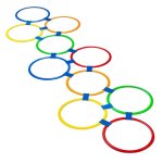 Entra�nement de football: anneau de vitesse et d'agilit� pour enfants en maternelle mat�riel d'entra�nement ...