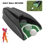 Entraneur de balles de golf a retour automatique, dispositif d'entranement pour la pratique de la tasse ...