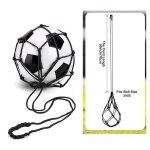 Entraneur de coup de pied de football, filet de football, sac de support de balle d'entranement en ...