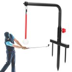 Entraneur de swing de golf portable en intrieur, dispositif d'entranement pour golfeurs droitiers ...