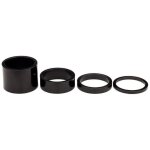 Entretoises de direction vlo - cyclingcolors - kit de 4 hauteurs 5mm 10mm 15mm 20mm - noir