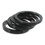 Entretoises de direction vlo - cyclingcolors - noir - standard 1 1 / 8  - ergonomique - aluminium