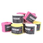 Enveloppes pour les mains de boxe, 2. 5m de longueur et 5cm de largeur, bandages d'entra�nement, 2 pi�ces ...