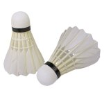Eozy 12pcs volant de badminton sport en plume doie exercice