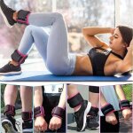 Equipement de fitness pour la cheville, sangles rembourr�es, double anneau en d, abducteurs de poids ...